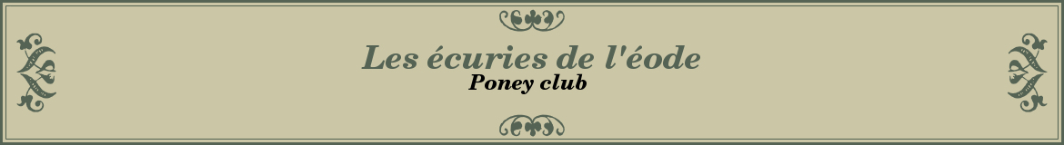 Les écuries de l'éode